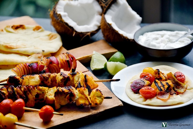 Indian Spiced Chicken Skewers Victoria Gourmet